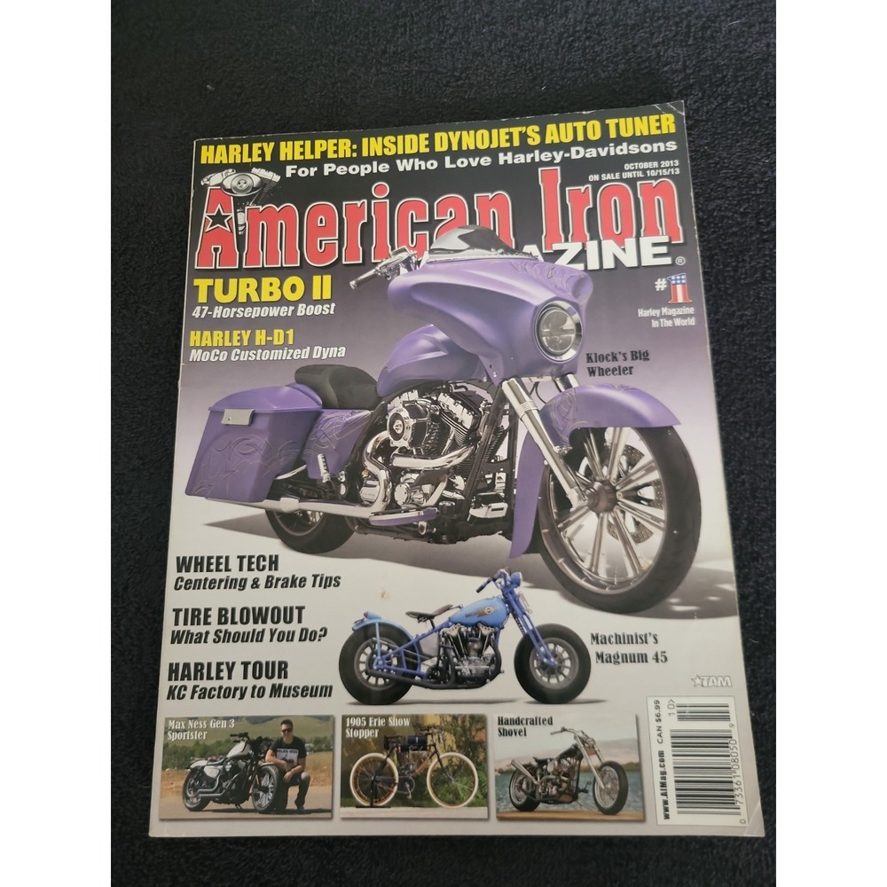 American Iron Magazine October 2013 Harley-Davidson Motorcycle Enthusiast